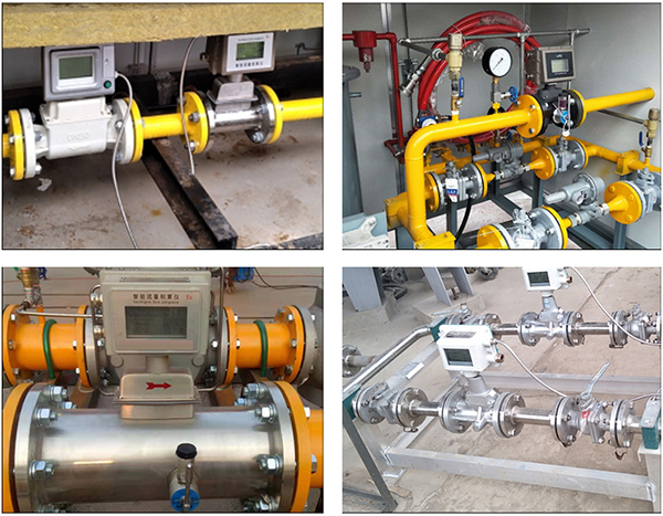 沼氣流量計現場安裝使用圖